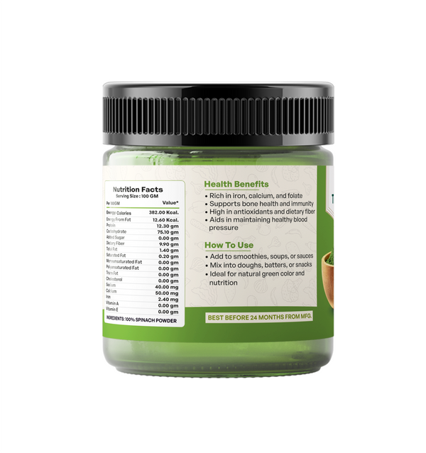 Spinach Powder - Dehydrated