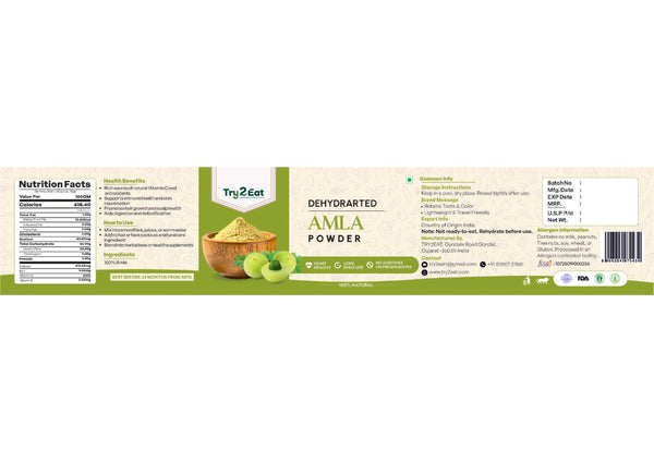 Amla Powder - Dehydrated
