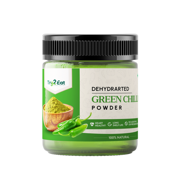 Green Chilli Powder - dehydrated jar