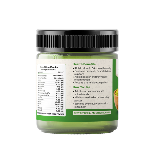 Green Chilli Powder - Dehydrated