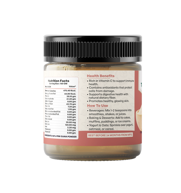 Pink Guava Powder - Dehydrated