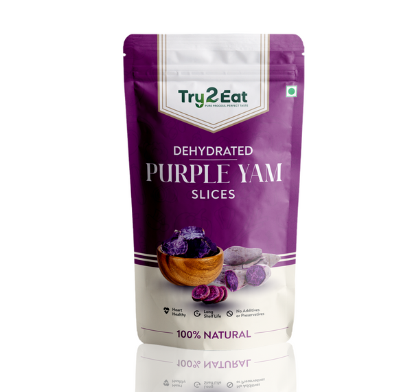 Purple Yam Slice - Dehydrated