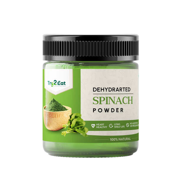 Spinach Powder - dehydrated jar