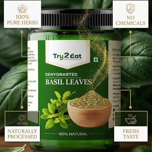 Basil Leaves - Dehydrated