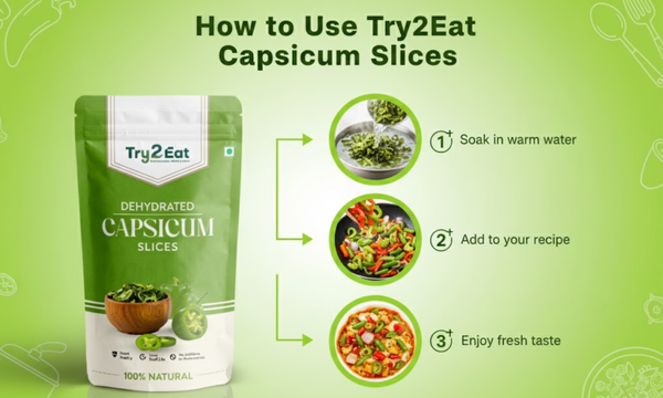 Capsicum Slice - Dehydrated