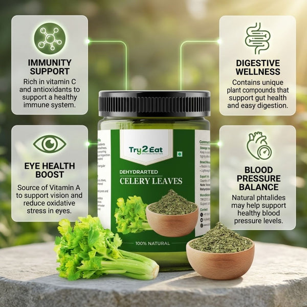 Celery Leaves - Dehydrated