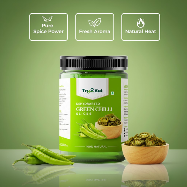 Green Chili Slice - Dehydrated