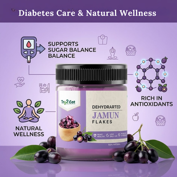 Jamun Flakes - Dehydrated