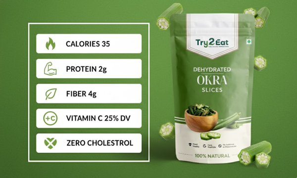 Okra Slice - Dehydrated