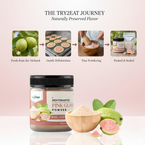Pink Guava Powder - Dehydrated