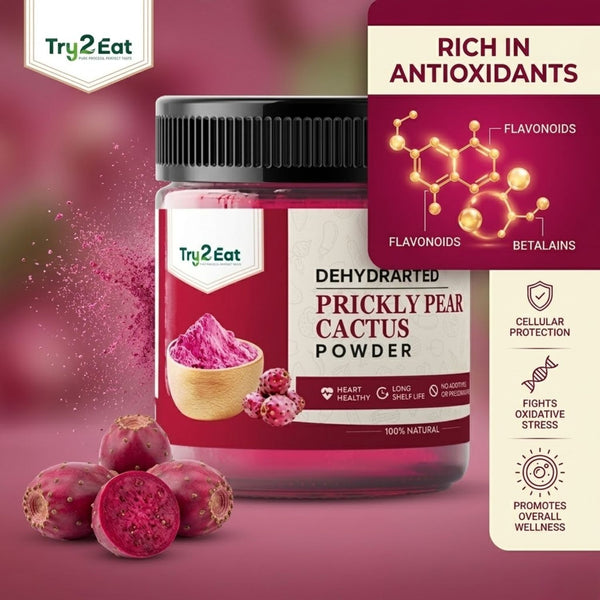 Prickly Pear Cactus Powder - Dehydrated