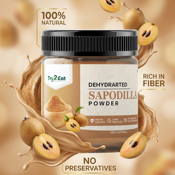 Sapodilla Powder - Dehydrated